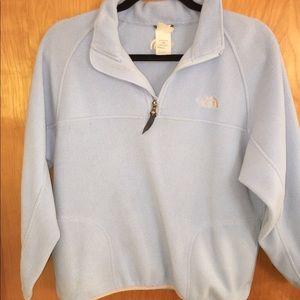 Light Blue North Face Pullover